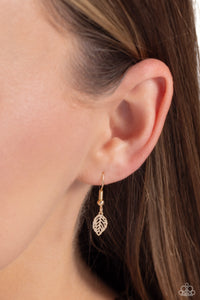 Paparazzi ~ LEAF a Light On ~ Gold  Necklace Set
