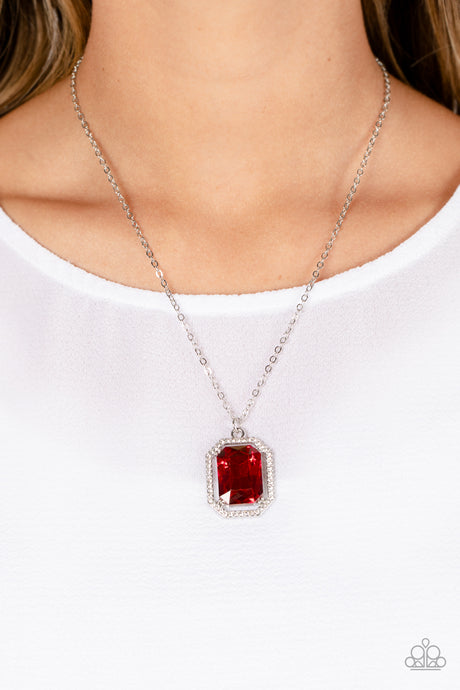 Paparazzi ~ Galloping Gala ~ Red Necklace Set