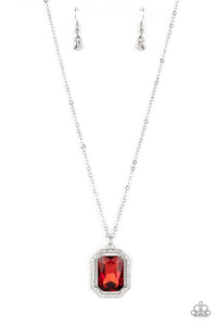 Paparazzi ~ Galloping Gala ~ Red Necklace Set