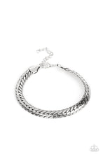 Load image into Gallery viewer, Paparazzi ~ Cargo Couture ~ Men&#39;s Silver Urban Bracelet