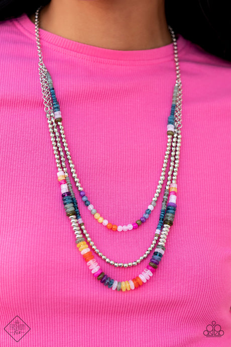 Paparazzi ~ Newly Neverland ~ Multi Necklace and Bracelet Set (Fashion Fix Exclusive)