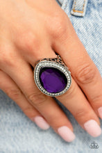 Load image into Gallery viewer, Paparazzi ~ Illuminated Icon ~ Purple Ring with Stretchy Band