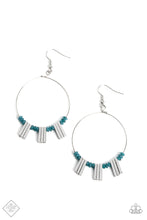 Load image into Gallery viewer, Paparazzi ~ Luxe Lagoon ~ Blue Earrings (Fashion Fix Exclusive)