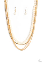 Load image into Gallery viewer, Paparazzi ~ Boardwalk Babe ~ Gold Necklace Set