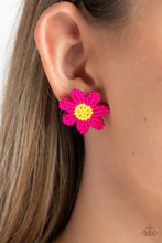 Load image into Gallery viewer, Paparazzi ~ Sensational Seeds ~ Pink Seed Bead Post Earrings