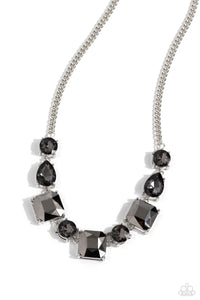 Paparazzi ~ Elevated Edge ~ Silver Necklace Set
