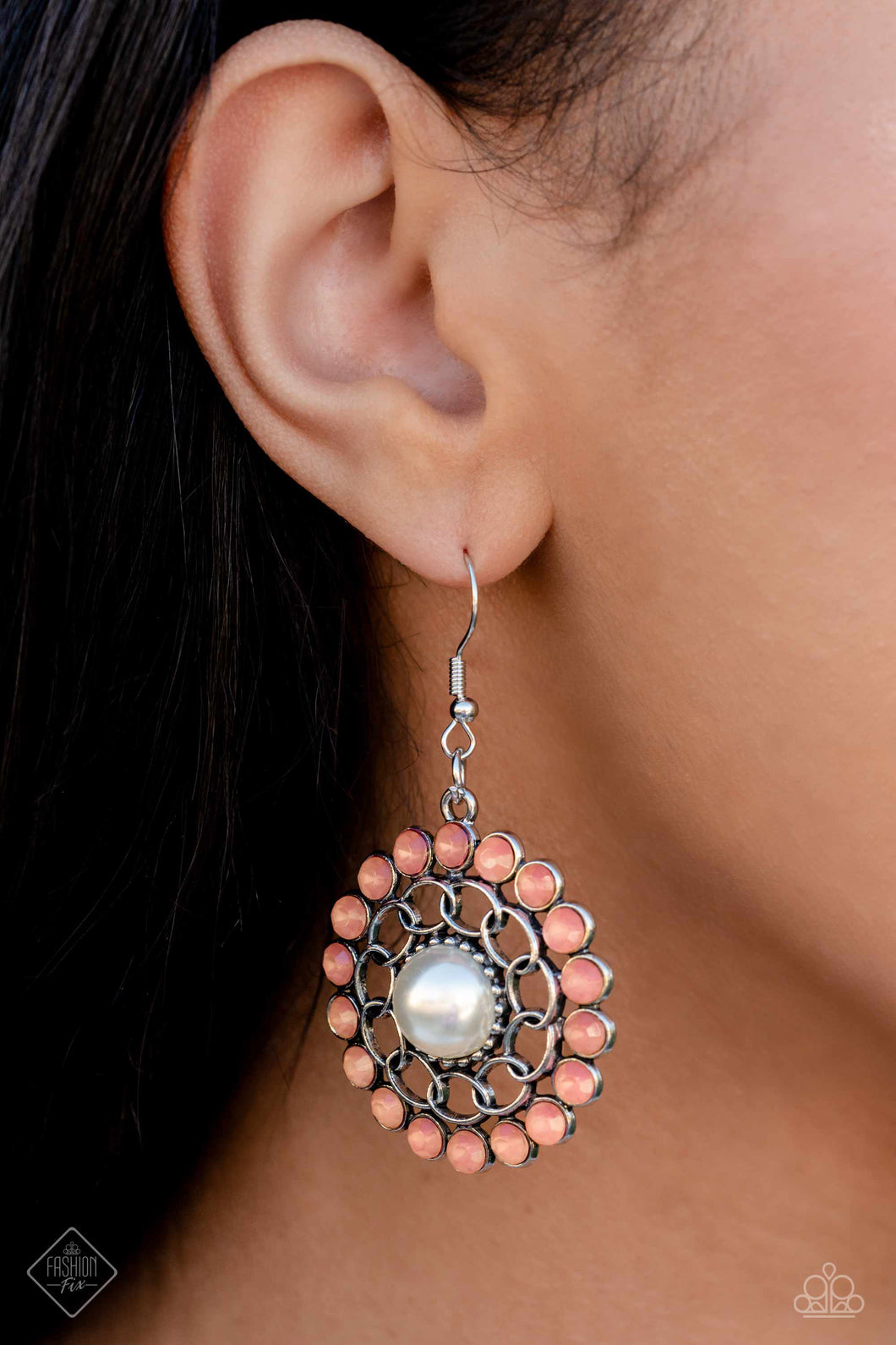 Paparazzi ~ Effortlessly Eden ~ Orange Earrings (Fashion Fix Exclusive)