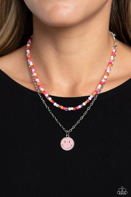 Paparazzi ~ High School Reunion ~ Pink Necklace Set