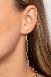 Paparazzi ~ Winking Wanderer ~ Gold Necklace Set
