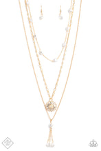 Load image into Gallery viewer, Paparazzi ~ Audaciously Austen ~ Gold Necklace Set (Fashion Fix Exclusive)
