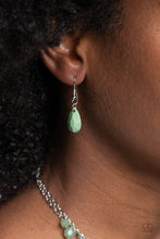 Load image into Gallery viewer, Paparazzi ~ Flirty Flood ~ Green Necklace Set