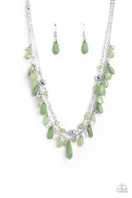 Load image into Gallery viewer, Paparazzi ~ Flirty Flood ~ Green Necklace Set