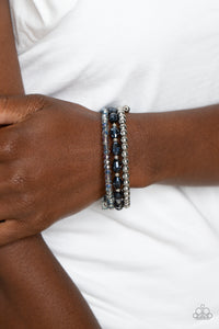 Paparazzi ~ Celestial Chapter ~ Blue Infinity Wrap Style Bracelet