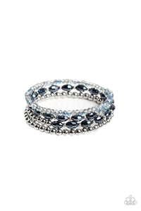 Paparazzi ~ Celestial Chapter ~ Blue Infinity Wrap Style Bracelet