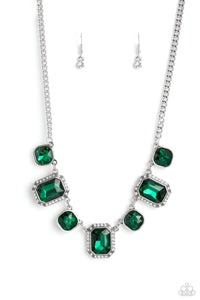 Paparazzi ~ Royal Rumble ~ Green Necklace Set