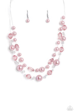 Load image into Gallery viewer, Paparazzi ~ Parisian Pearls ~ Pink Necklace Set