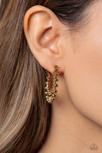 Load image into Gallery viewer, Paparazzi ~ The Way You Make Me WHEEL ~ Gold Hoop Earrings