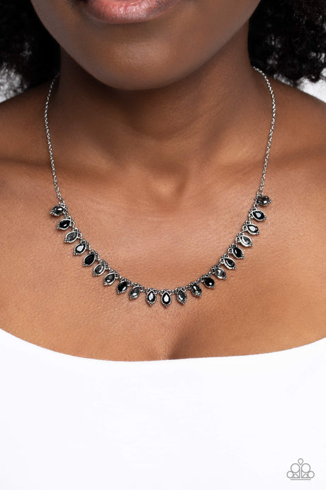 Paparazzi ~ Fairy Light Fashion ~ Black Necklace Set