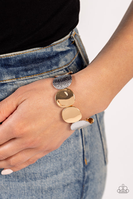 Paparazzi ~ Rippling Record ~ Multi-Colored Bracelet
