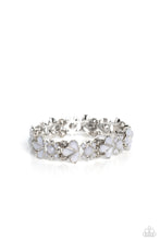Load image into Gallery viewer, Paparazzi ~ Teasing Torrent ~ White Bracelet
