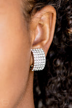 Load image into Gallery viewer, Paparazzi - Hollywood Hotshot - White Clip-On Earrings - Klassy Jewelz Boutique