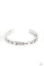 Load image into Gallery viewer, Paparazzi ~ A Grandmothers Love ~ Silver Inspirational Cuff Bracelet