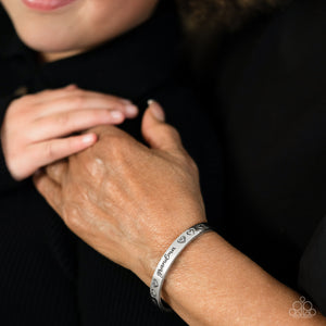 Paparazzi ~ A Grandmothers Love ~ Silver Inspirational Cuff Bracelet