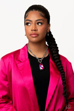 Load image into Gallery viewer, Paparazzi ~ Edgy Exaggeration ~ Pink Necklace Set