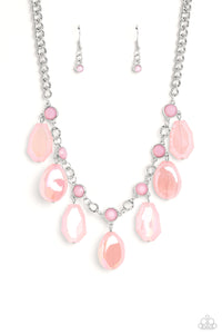Paparazzi ~ Maldives Mural ~ Pink Necklace Set