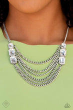 Load image into Gallery viewer, Paparazzi ~ Come CHAIN or Shine ~ White Necklace Set (Fashion Fix Exclusive)