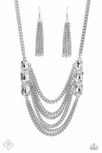 Load image into Gallery viewer, Paparazzi ~ Come CHAIN or Shine ~ White Necklace Set (Fashion Fix Exclusive)