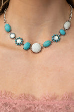 Load image into Gallery viewer, Paparazzi ~ Cowboy Catwalk ~ Blue Turquoise Necklace and Bracelet Set (Fashion Fix Exclusive)