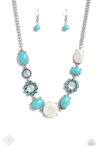 Paparazzi ~ Cowboy Catwalk ~ Blue Turquoise Necklace and Bracelet Set (Fashion Fix Exclusive)