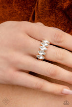 Load image into Gallery viewer, Paparazzi ~ Lavish Lure ~ Gold Ring with a Dainty Stretchy Band (Fashion Fix Exclusive)