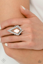 Load image into Gallery viewer, Paparazzi ~ Stylish Studio ~ Orange Ring with Stretchy Bands (Fashion Fix Exclusive)