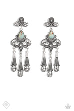 Load image into Gallery viewer, Paparazzi ~ Revered Rustic ~ Blue Post Earrings (Fashion Fix Exclusive)