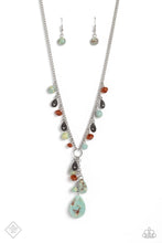 Load image into Gallery viewer, Paparazzi ~ Notably Natural ~ Blue Necklace Set (Fashion Fix Exclusive)