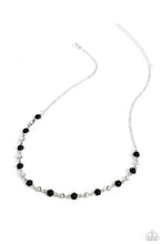 Load image into Gallery viewer, Paparazzi ~ Pronged Passion ~ Black Necklace Set