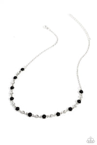 Paparazzi ~ Pronged Passion ~ Black Necklace Set
