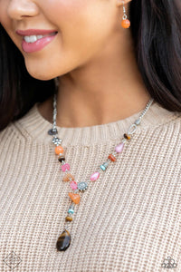Paparazzi ~ Garden Party Prize ~ Brown Necklace Set (Fashion Fix Exclusive)