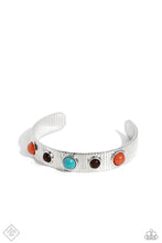 Load image into Gallery viewer, Paparazzi ~ Dedicated Desertscape ~ Blue Cuff Bracelet (Fashion Fix Exclusive)
