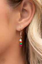Load image into Gallery viewer, Paparazzi ~ Multicolored Mashup ~ Gold Necklace and Bracelet Set (Fashion Fix Exclusive)