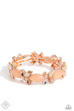 Load image into Gallery viewer, Paparazzi ~ Soft-Hearted Succession ~ Rose Gold Bracelet with Stretchy Bands (Fashion Fix Exclusive)