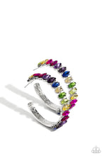 Load image into Gallery viewer, Paparazzi ~ Rainbow Range ~ Multi Hoop Earrings