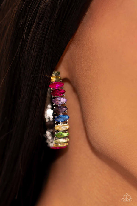 Paparazzi ~ Rainbow Range ~ Multi Hoop Earrings