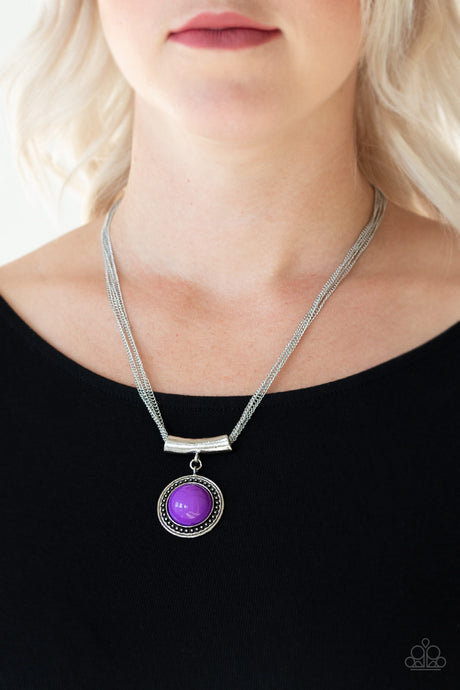 Paparazzi - Gypsy Gulf - Purple Necklace - Klassy Jewelz Boutique