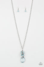 Load image into Gallery viewer, Paparazzi - Crystal Cascade - Blue Necklace - Klassy Jewelz Boutique