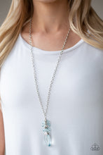 Load image into Gallery viewer, Paparazzi - Crystal Cascade - Blue Necklace - Klassy Jewelz Boutique