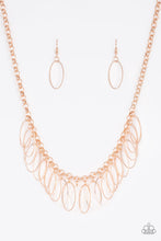 Load image into Gallery viewer, Paparazzi - Fringe Finale - Rose Gold - Necklace - Klassy Jewelz Boutique