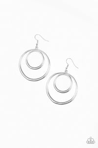 Paparazzi - Put Your SOL Into It - Silver Earrings - Klassy Jewelz Boutique